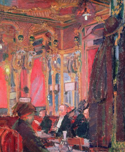 El Café Royal, 1912 de Harold Gilman